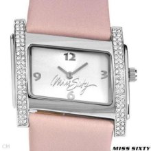 Miss Sixty Sz8002 Ladies Watch Pink W/crystals 39990