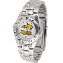 Montana State Bobcats MSU Womens Steel Sports Watch