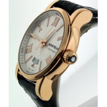 Montblanc Star 18k Rose Gold $12,800.00 Automatic With Date 42mm Men's Watch.