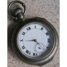 Montre Unique Domon Vintage & Rare Pocket Watch Silver 47 Mm. In Diameter