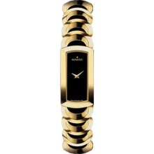 Movado Women's Rondiro Black Dial Watch 0605967