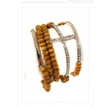 Multi Strand Bead Bracelets Cross Rhinestones Faith Stretch Multi Strand Bead Bracelets Cross Rhinestones Faith Stretch