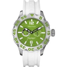 Nautica BFD 100 White And Green Mens Watch N16617G ...