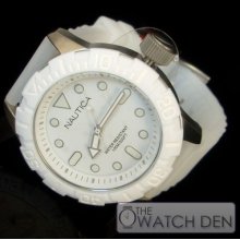 Nautica - Unisex White Strap Watch - A09603g