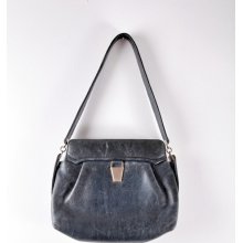 Navy Leather Purse