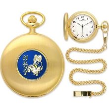 Navy Midshipmen NCAA Gold Pocket Watch ...