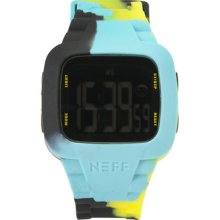 Neff Headwear Steve Rubber Water Resistant Watch Tennis Camo Digi Digital Bnib