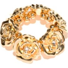 New DirectionsÂ® Gold Flower Stretch Bracelet