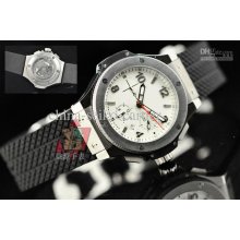 New Style Big Bang Calendar Mens Watch Luxury Rubber Bands Automatic