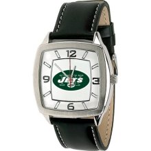 New York Jets NY Mens Vintage Style Retro Watch