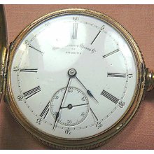 Non Magnetic Hunter Pocketwatch 14 Kt Circa 1887