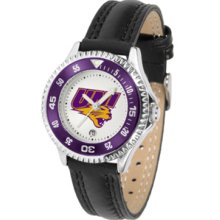 Northern Iowa Panthers Competitor Ladies Watch with Leather Band