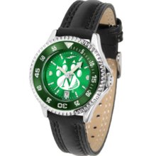 Northwest Missouri State Bearcats Competitor Ladies AnoChrome Watch with Leather Band and Colored Bezel