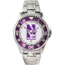 Northwestern University Men's Stainless Steel Watch