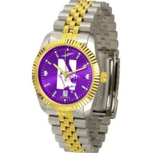 Northwestern Wildcats NWU Mens 23Kt Executive Watch