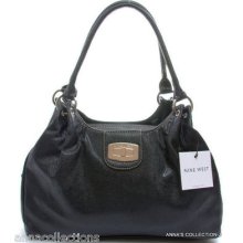 Nwt- Nine West Black Satchel Purse