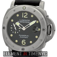 Officine Panerai Luminor Submersible 44mm Titanium Black Dial Pam 25 A Series