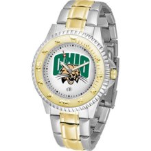 Ohio University Bobcats OU Mens Stainless 23Kt Watch