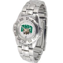 Ohio University Bobcats OU Womens Steel Sports Watch