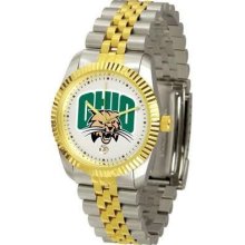 Ohio University Men's Two Tone Gold Dress Watch