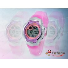 Ohsen Ladies Girls Cute Pink Digital Multi Sport Wrist Watch