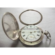 Old Vintage Silver Roterhams London 19916 Fusee Chain Pocket Watch
