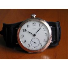 Omega Antique Watch Silver 0,900 Case Louis Brandt Swiss Original Movement