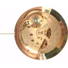 Omega Automatic - 500 - Complete Running Watch Movement - Sold For Parts