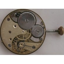 Omega Pocket Watch Movement & Dial 41,5 Mm. In Diameter Stem To12 Running