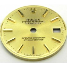 Original Ladies Rolex Datejust Champagne Quickset Dial Original Ladies Rolex Datejust Champagne Quickset Dial