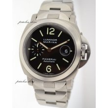 Panerai Luminor Marina Pam 221 Titanium Steel Bracelet Automatic 44mm