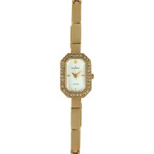 Peugeot Women's Vintage Goldtone Crystal Watch