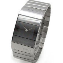 Philippe Starck Ladies Veiled Polished Stainless Steel Mirror Watch Ph5017