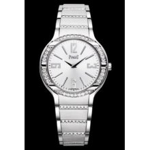 Piaget Polo 32mm White Gold Diamond Watch G0A36233