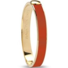 Plain Hinged Bangle 1Cm Orange & Gold Plain Hinged Bangle 1Cm Orange & Gold