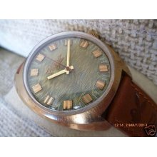 Poljot Gold-plated - Beautiful Vintage Russian (ussr, Cccp) Wristwatch 7