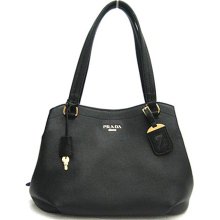 Prada Leather Handbag BR4356 Black