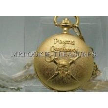 Promo Limited LE Pirates of the Caribbean AT WORLD END Disney Pocket Watch NEW