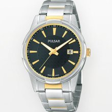 Pulsar Two Tone Stainless Steel Watch - Ph9015 - Men