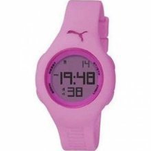 Puma Loop Pu910912004 Ladies Plastic Case Date Mineral Watch