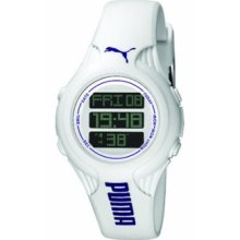 Puma Punch S Pu910782001 Unisex Plastic Case Date Watch