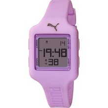 PUMA Women's PU910792011 Slide Light Purple Digital Watch