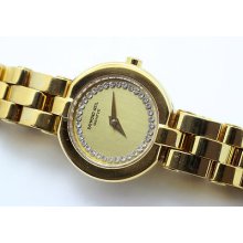 Raymond Weil Allegro 5817 18k Gold Plated Ladies Watch Diamond Set