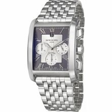 Raymond Weil Men's 'Don Giovanni' Stainless Steel Chronograph Watch
