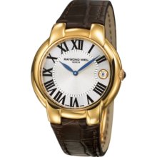 Raymond Weil Watch, Womens Swiss Jasmine Brown Alligator Leather Strap