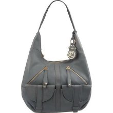 Roccatella Glove Leather Gretchen Hobo Bag - Grey - One Size