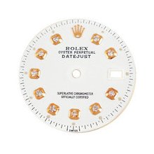 Rolex Datejust Midsize Aftermarket Diamond Dial, White, Pink Gold