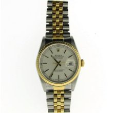Rolex Gents Datejust, Used, Ss And 18k, Good Condition Model 16233