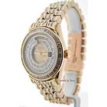 Rolex Mens Day-date President 18038 18k Yellow Gold & 35.00 Carat Diamond Watch