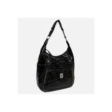 Rosetti Power Play Katniss Croco Hobo Bag Black Size LARGE HOBO